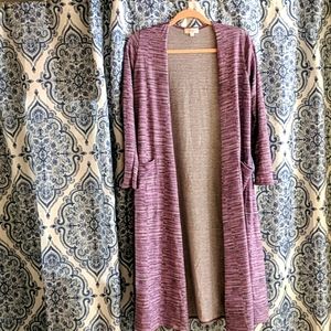 Lularoe Purple Sarah Cardigan